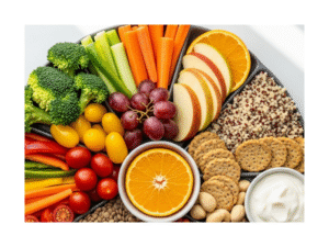 MyPlate diagram illustrating balanced diet portions for healthy eating